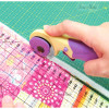 Rotary Cutter Ergonomic 45mm για ύφασμα,δερμα,χαρτί SewMate