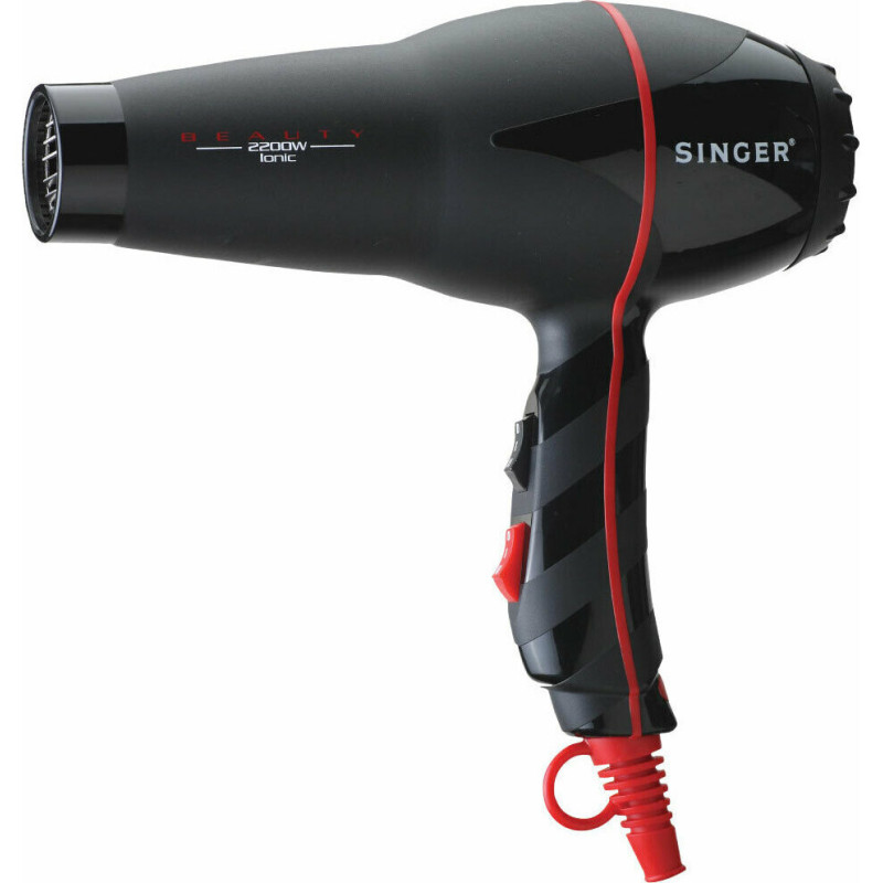 Πιστολάκι μαλλιών Singer Beauty Ionic 2200W.