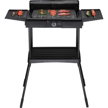 Primo Μπάρμπεκιου PRBQ-40278 Με σταντ 2400W Με πλαϊνά ράφια + κάλυμμα αέρα 41X26εκ. Μαύρο
