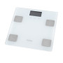 Ηobby Ηλεκτρονική Ζυγαριά Σώματος-Λιπομετρητής HBS-40392 180kg Υάλινη Λευκή