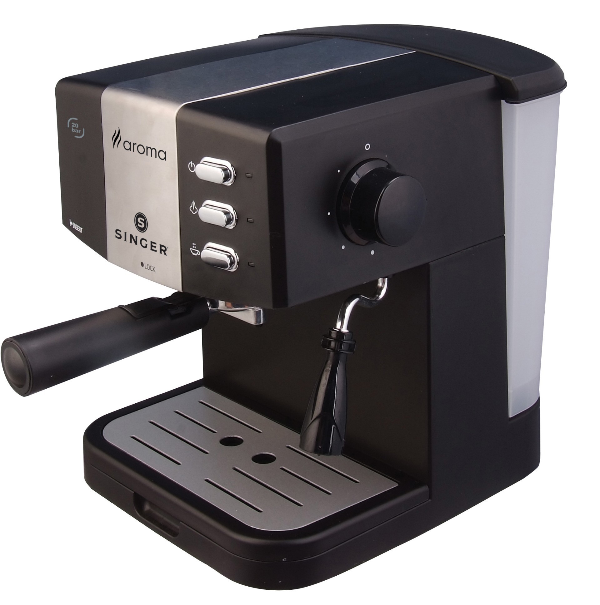 21-001010 Singer Καφετιέρα Espresso ES-851B AROMA Πίεσης 20 bar - Image 1